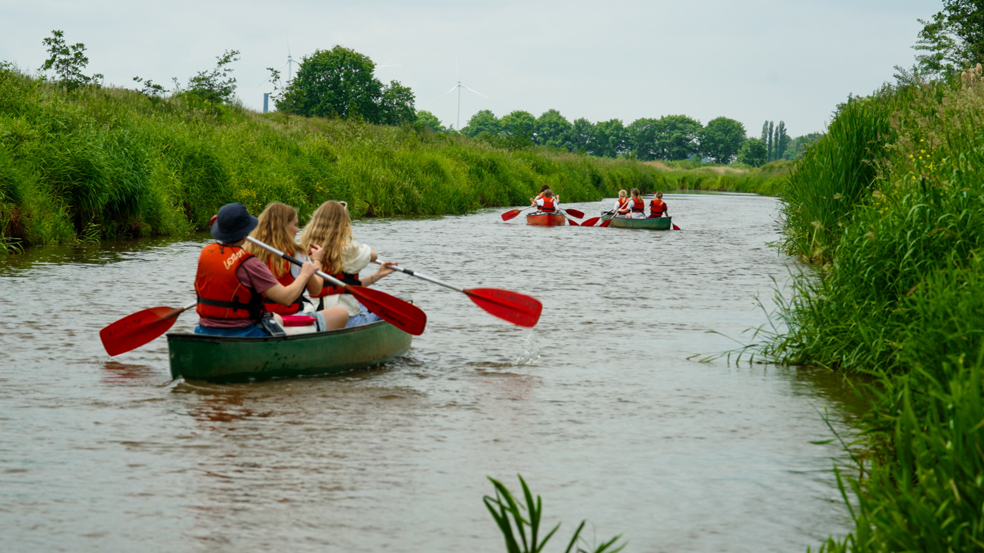 Kanoën op de vaart